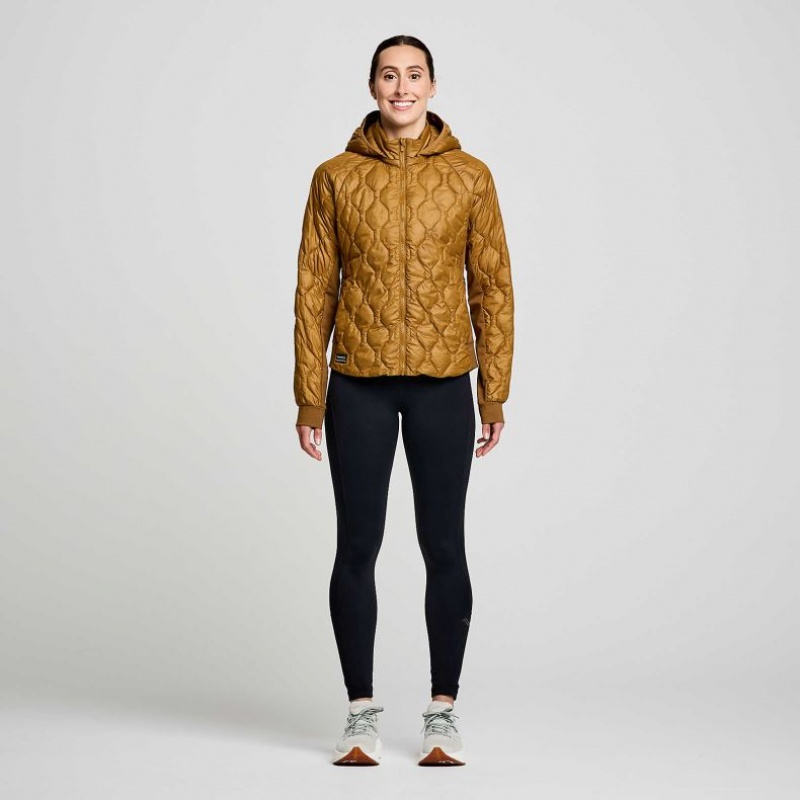 Saucony Solstice Oysterpuff Jacke Damen Braun | ÖSTERREICH QOCY