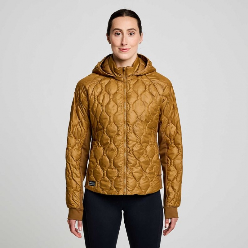 Saucony Solstice Oysterpuff Jacke Damen Braun | ÖSTERREICH QOCY