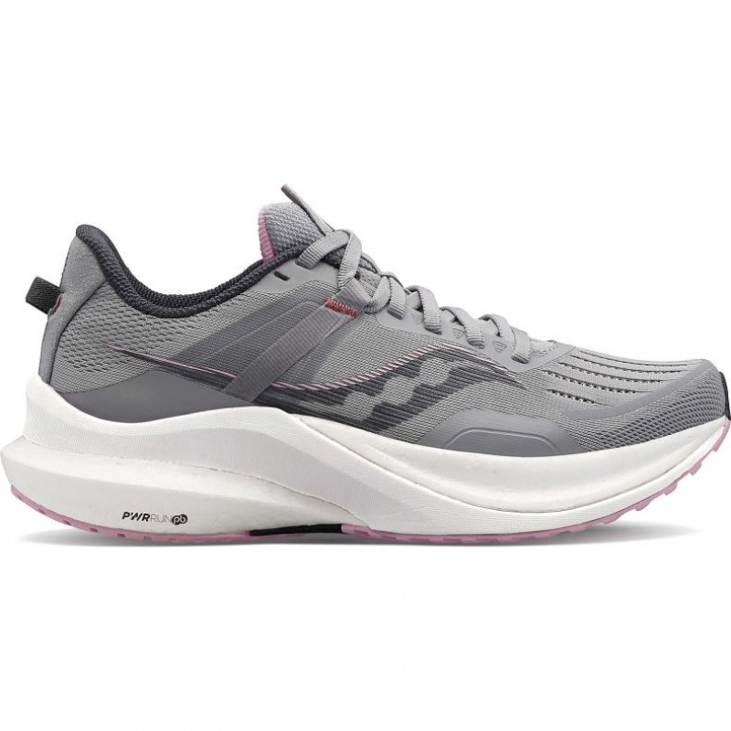 Saucony Tempus Wide Laufschuhe Damen Grau | WIEN GEXF