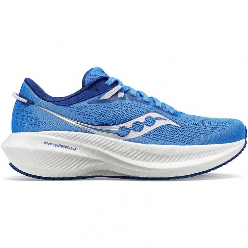 Saucony Triumph 21 Laufschuhe Damen Blau | WIEN CKBG