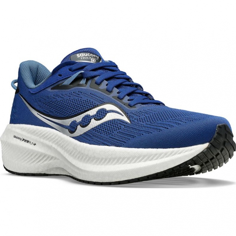 Saucony Triumph 21 Laufschuhe Herren Indigo | WIEN YWPL