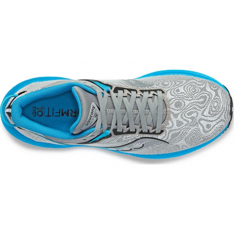 Saucony Triumph 21 Laufschuhe Herren Silber Blau | ÖSTERREICH UADT