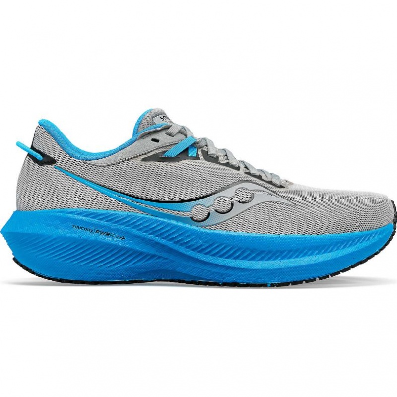 Saucony Triumph 21 Laufschuhe Herren Silber Blau | ÖSTERREICH UADT