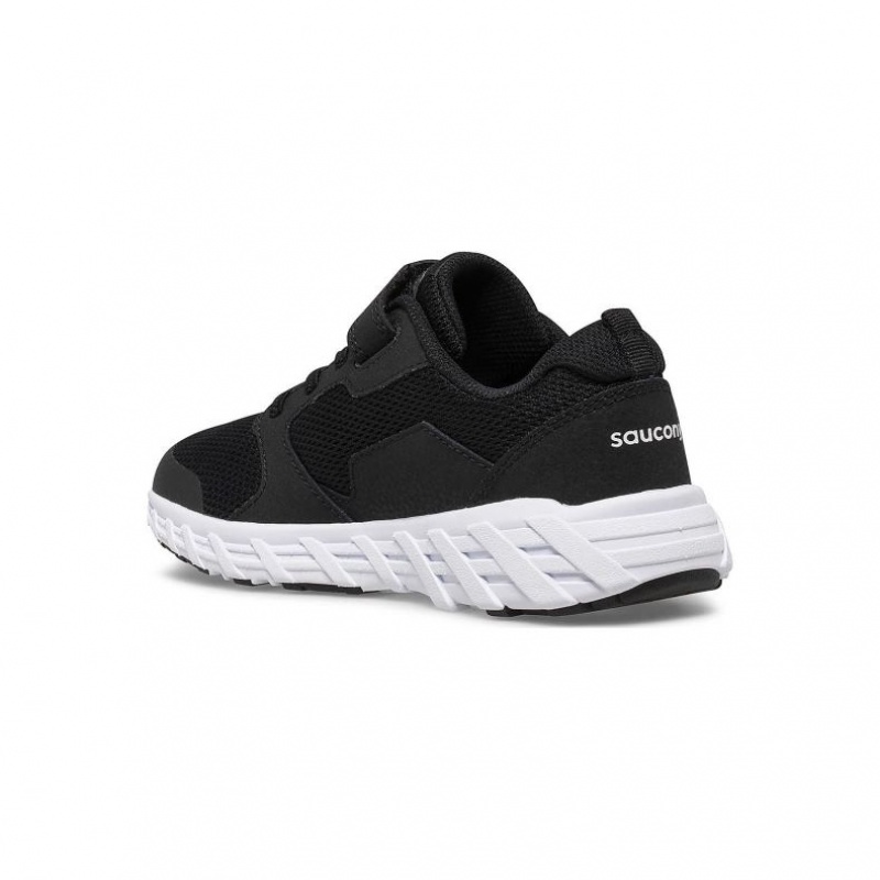 Saucony Wind 2.0 A/C Sneaker Große Kinder Schwarz | WIEN CWHQ